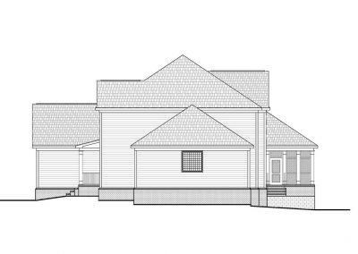 Home Plan 2 Right Elevation